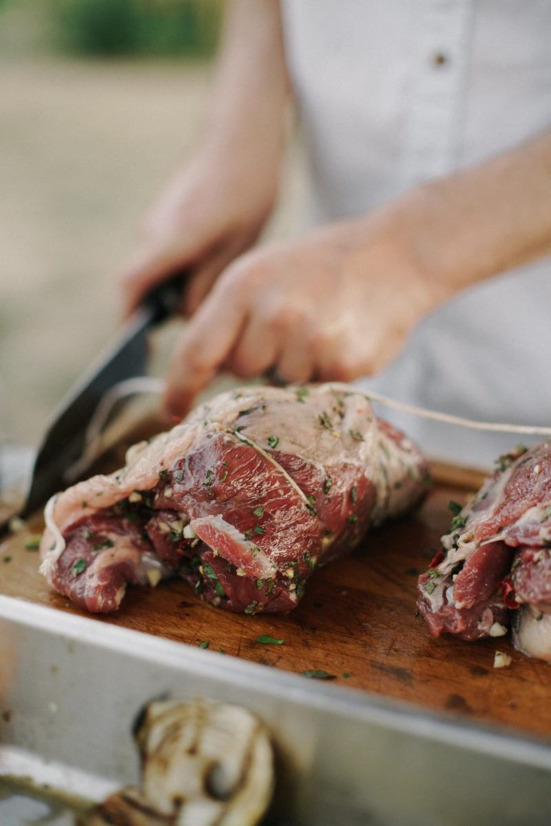barbecue avec viande de porc